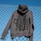 Dolphin Grey Trouble Staff Hoodie