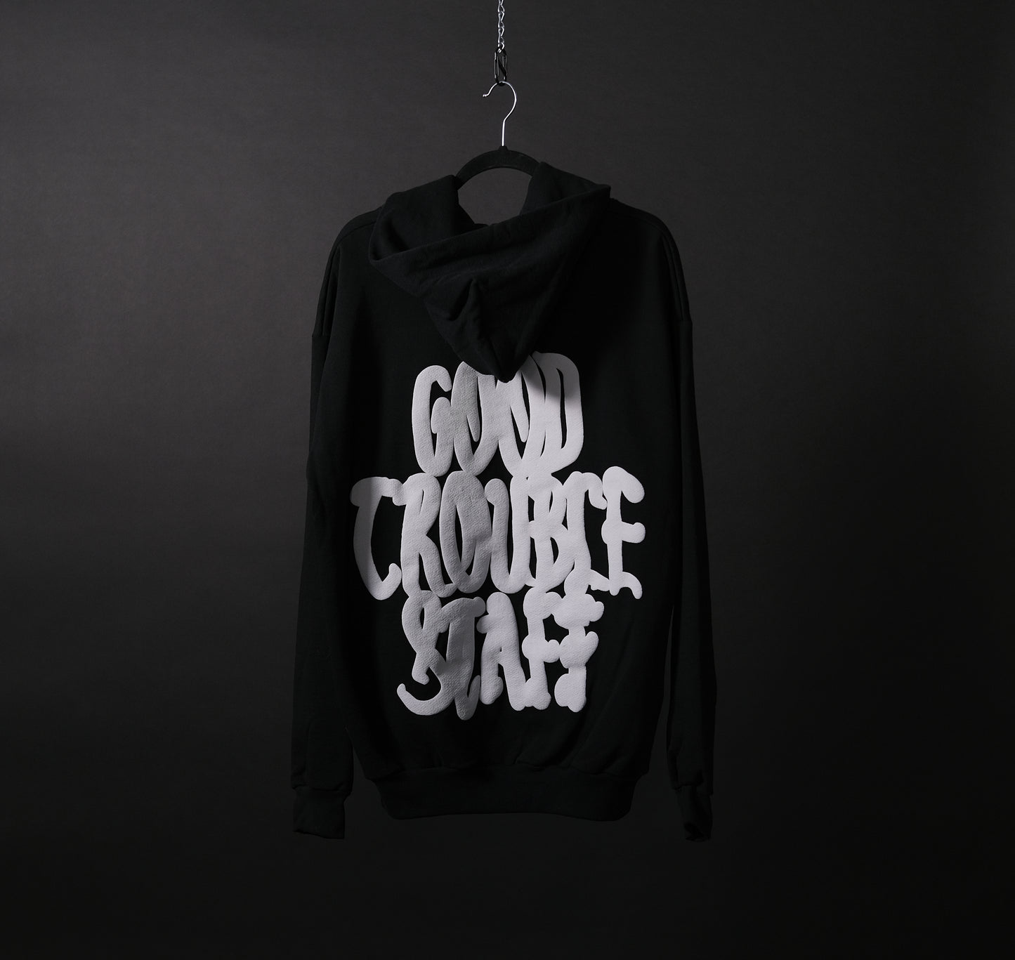 Black Trouble Staff Hoodie