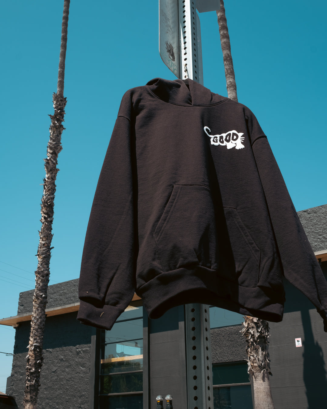Black Trouble Staff Hoodie